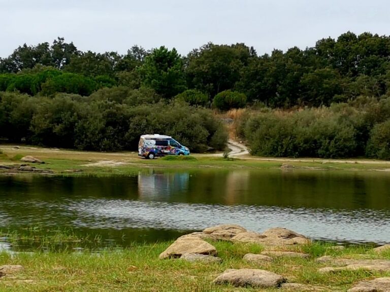 Junto a um lago